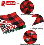 2 Pack Christmas Buffalo Plaid Dog Bandanas - Scarf Triangle Bibs Kerchief Merry Christmas Pet Costume for Small Medium Large Dogs Cats (Christmas 1, Small)