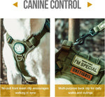 Dog Harness, Tactical Dog Harness No-Pull Breathable Adjustable Pet Vest with Handle for Outdoor Walking(Ranger Green,Small)