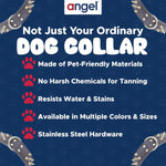 - Amsterdam Spiked Dog Collar, Genuine Leather Dog Collar for Large Dogs to Extra Large Dogs, Water-Resistant, Thick Dog Collar with D-Ring, Chocolate Brown Collar, 22 X 1.5 Inches