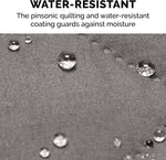 Water-Resistant Sofa Cover for Dogs & Cats, Reversible Couch Protector with Secure Straps and Pinsonic Quilted Fabric, Machine Washable Couch Cover, Large Sofa, Gray/Mist