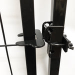 8 Ft X 4 Ft X 6 Ft Welded Wire Dog Kennel with Waterproof Cover, Black for Indoor & Outdoor Use