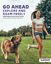 16 Ft Retractable Dog Leash Large Dogs - up to 110Lbs, Large Dog Leash Heavy Duty Dog Leash Retractable 16 Ft - Gray - GY16-50