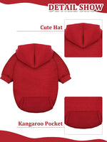 4-Piece Small Dog Clothes Set: Winter Hoodies with Hat, Coat, Sweater & Shirt (XXS) for Chihuahuas and Small Dogs