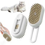 3-In-1 Dog Hair Brush Cat Hair Brush Electric Pet Cleaning Brush Steam Spray Brush Massage Hair Removal Comb anti Flying Brush